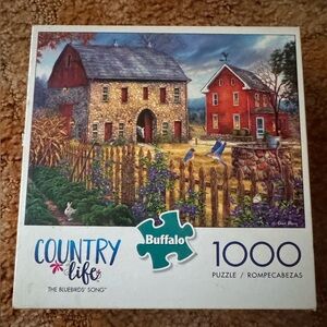 Buffalo David Bitton Country Life Puzzle - Blue, Red, Green